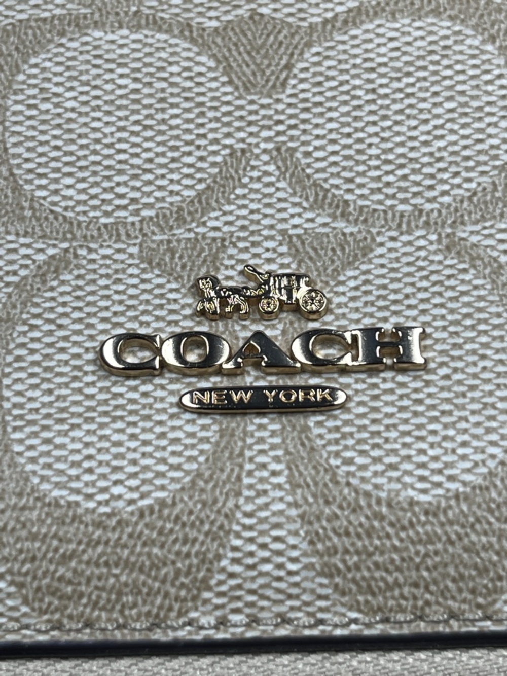 SOLD -  COACH Signature Canvas Jewelry Case - Picture 2 of 11